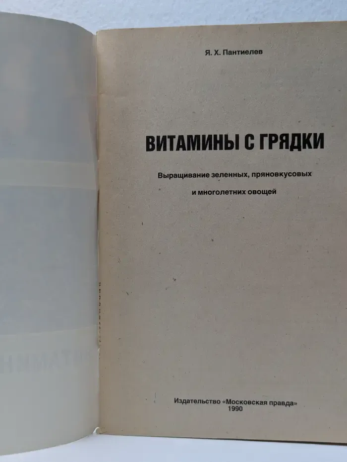 Витамины с грядки