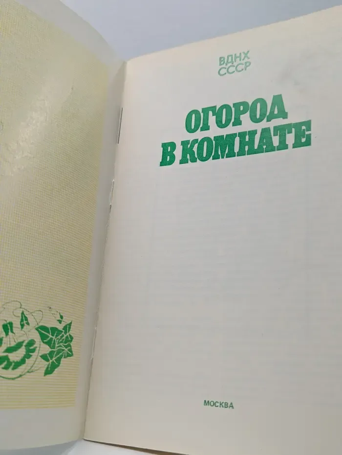 Огород в комнате