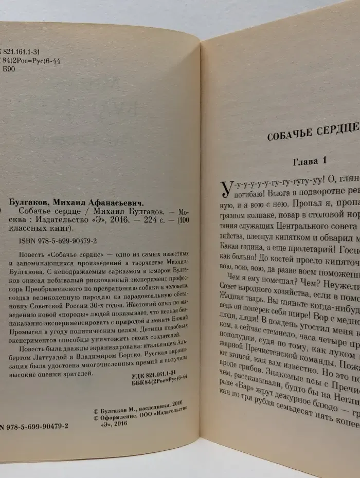 100 классных книг. Собачье сердце