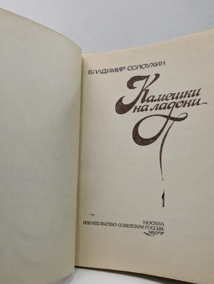 Камешки на ладони