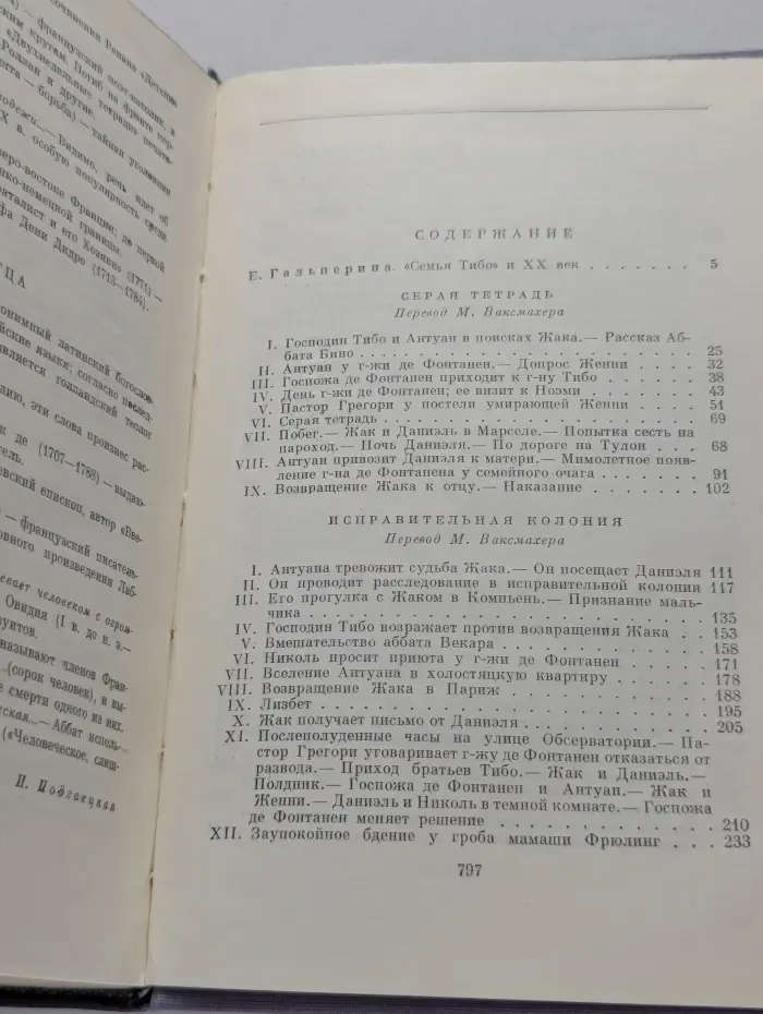 Библиотека Всемирной Литературы. Семья Тибо. Том 1