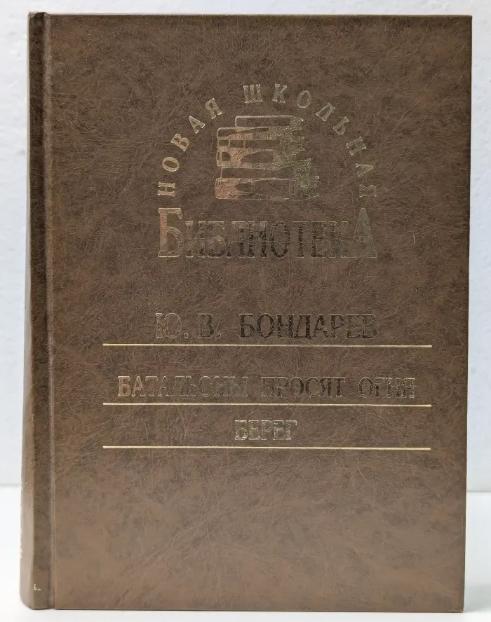 Новая школьная библиотека. Батальоны просят огня. Берег