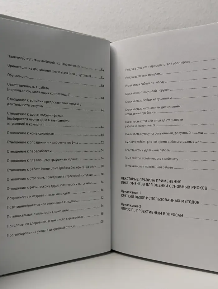 Что скрывает кандидат? 41 опросник для оценки факторов риска при проведении интервью