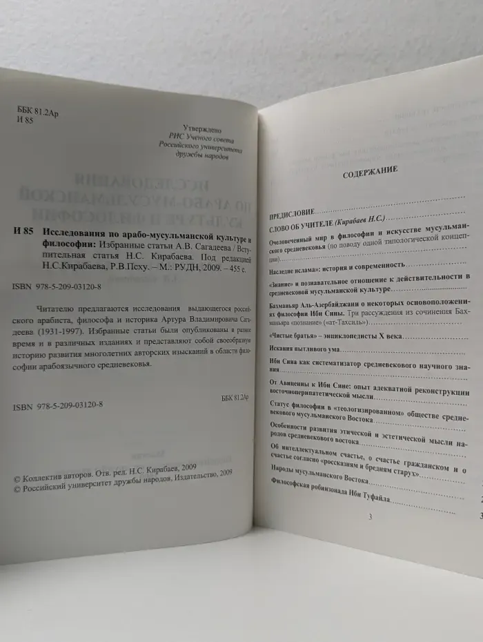 Исследования по арабо-мусульманской культуре и философии. Избранные статьи