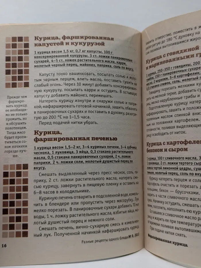Разные рецепты одного блюда. Выпуск № 13/2013. Фаршированная курица