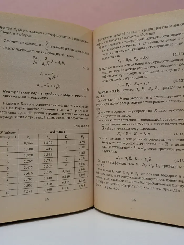 Высшее образование. Статистические методы контроля и управления качеством продукции