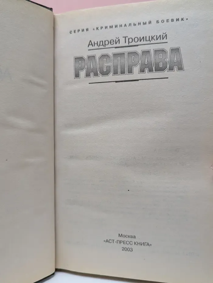 Криминальный боевик. Расправа