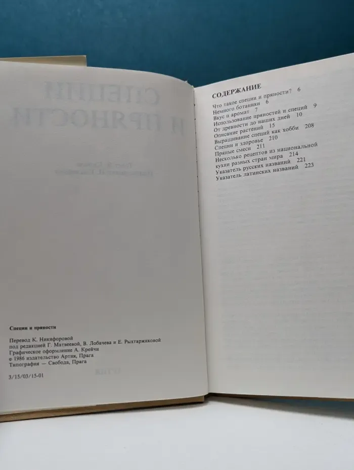 Специи и пряности