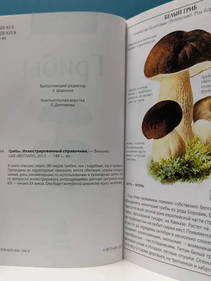 Грибы. Иллюстрированный справочник