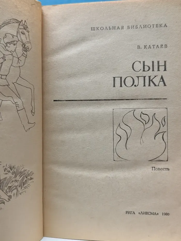 Школьная библиотека. Сын полка