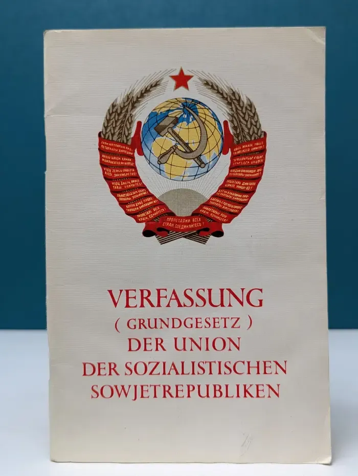Proletarier aller Länder, vereinigt Euch! Verfassung (Grundgesetz) der Union der sozialistischen Sowjetrepubliken