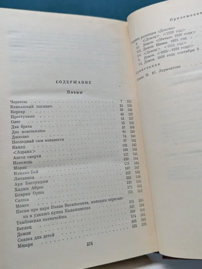 М. Ю. Лермонтов. Собрание сочинений в 4 томах. Том 2. Поэмы