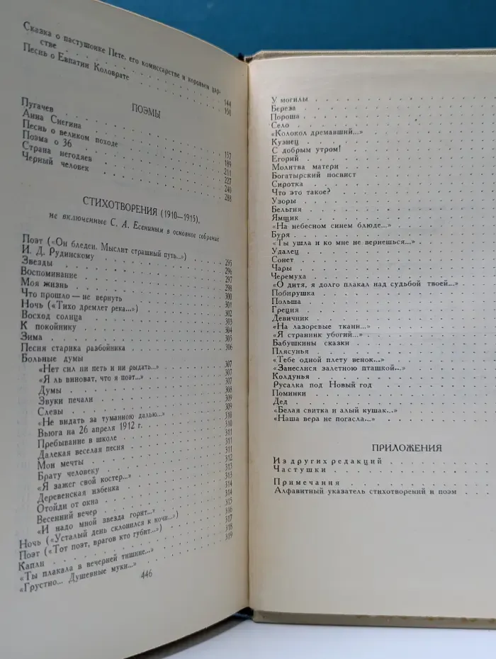 Библиотека Огонек. Сергей Есенин. Собрание сочинений в 3 томах. Том 2