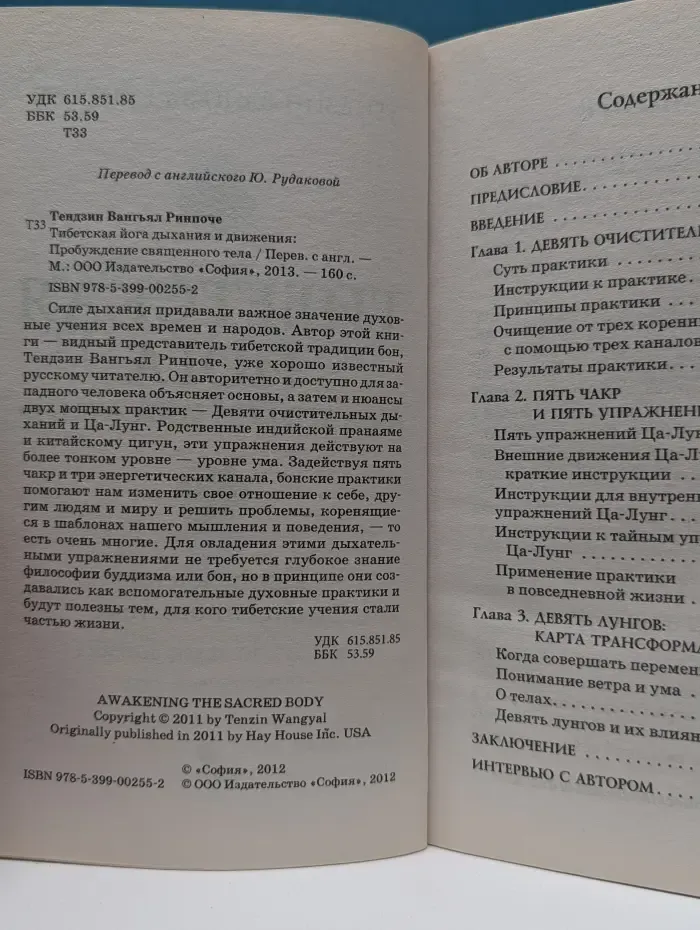 Тибетская йога дыхания и движения. Пробуждение священного тела