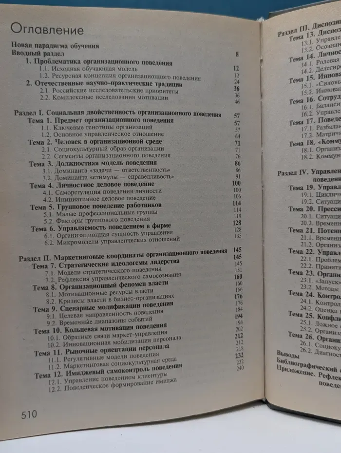 Организационное поведение