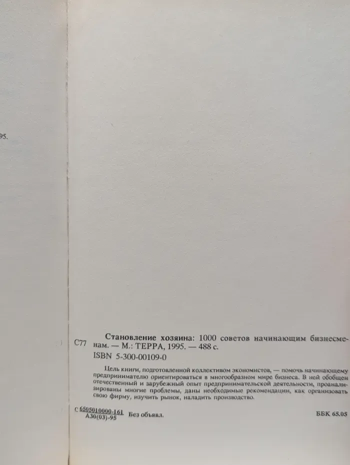 Становление хозяина. 1000 советов начинающим бизнесменам