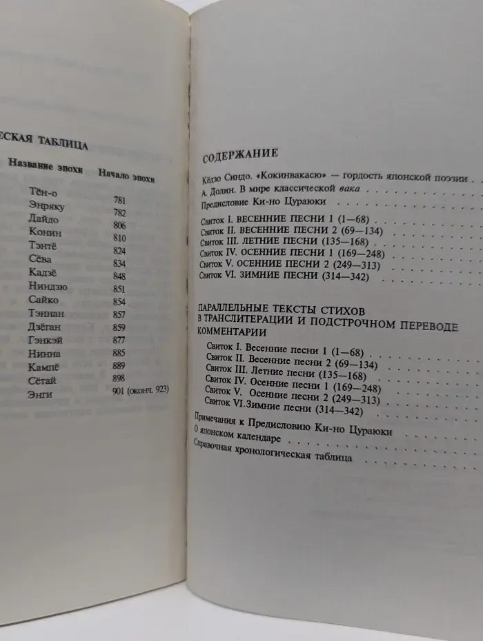 Кокинвакасю. Собрание старых и новых песен Японии. Том 1