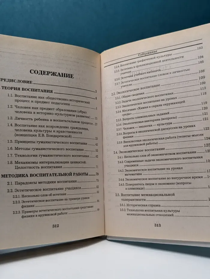 Педагогическое образование. Теория и методика воспитательной работы