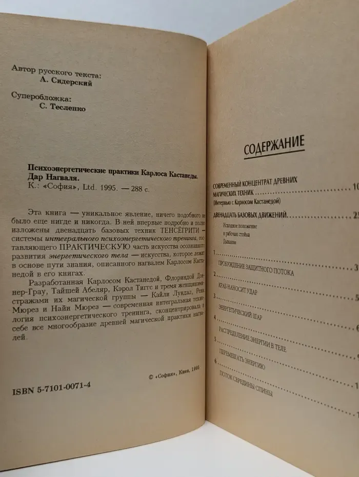 Психоэнергетические практики Карлоса Кастанеды. Дар Нагваля. Книга 1