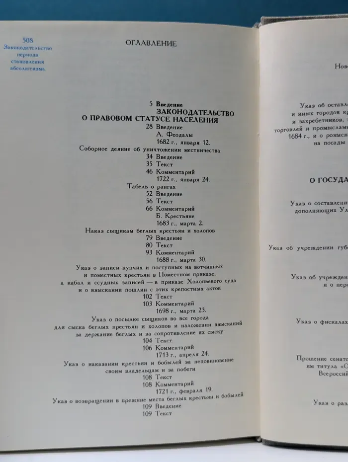 Российское законодательство X—XX веков. В 9 томах. Том 4. Законодательство периода становления абсолютизма