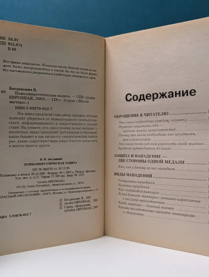 Школа мастера. Психо-энергетическая защита