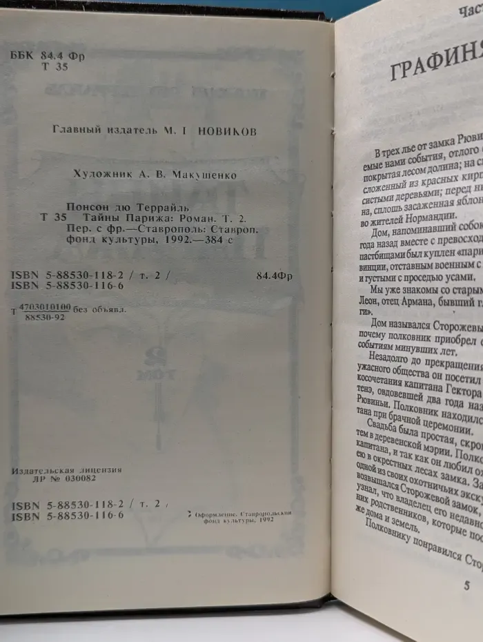 Тайны Парижа. Роман в 2 томах. Том 2