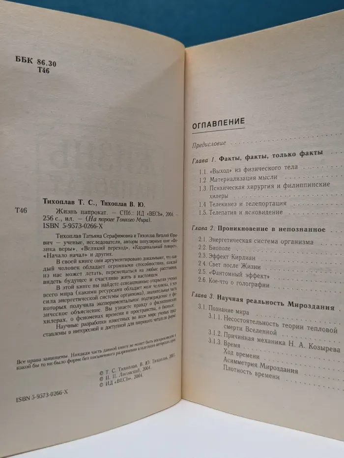 На пороге Тонкого Мира. Жизнь напрокат