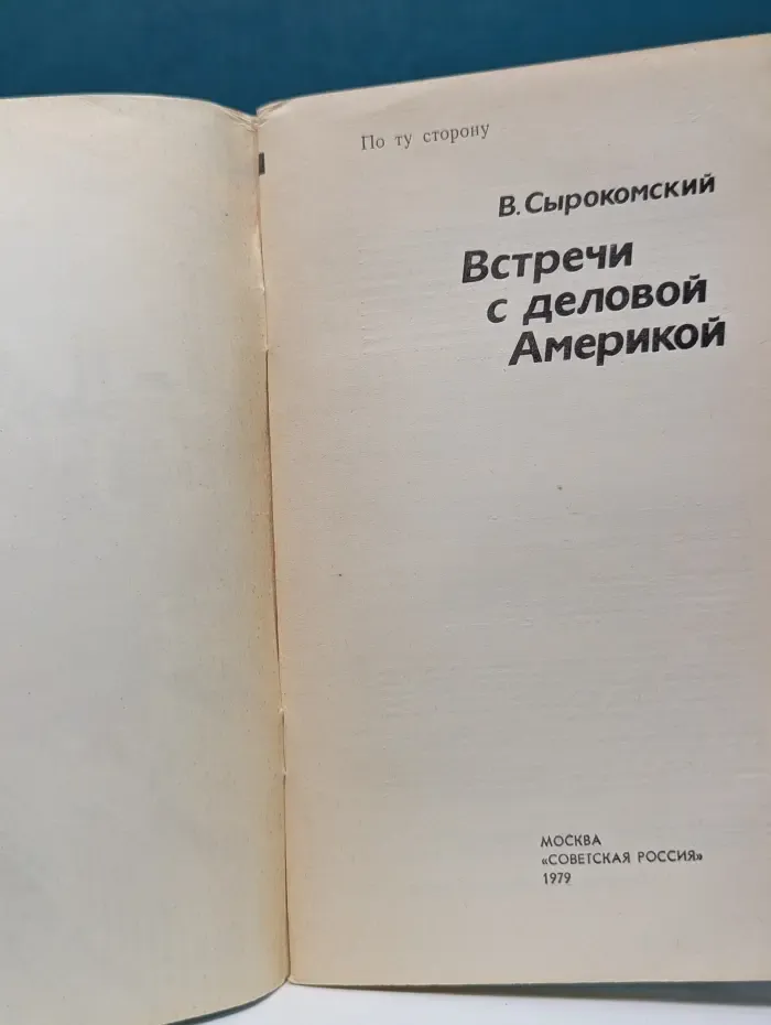 По ту сторону. Встречи с деловой Америкой