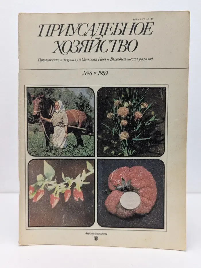 Приусадебное хозяйство. Выпуск № 6/1989