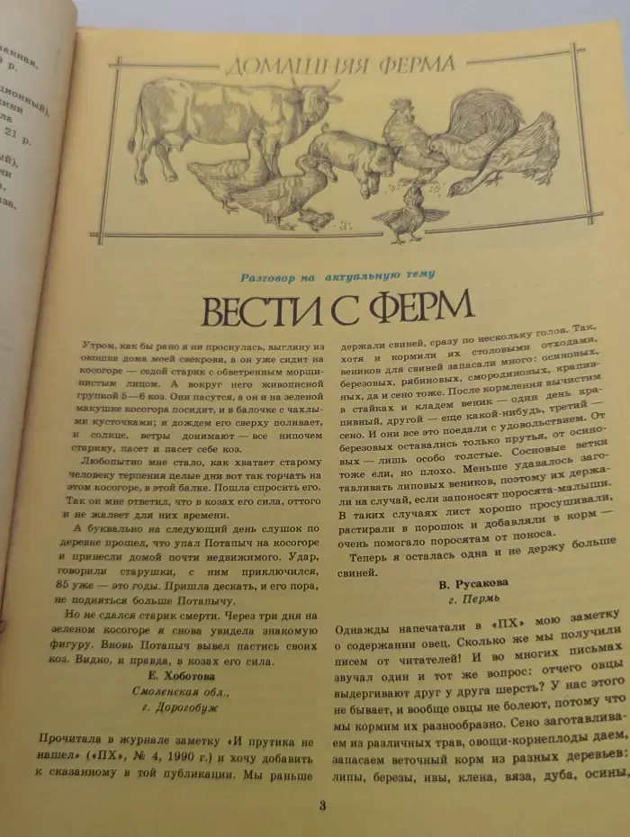 Приусадебное хозяйство. Выпуск № 6/1991