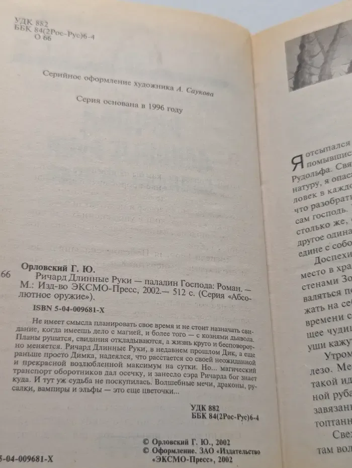Абсолютное оружие. Ричард Длинные Руки - паладин Господа