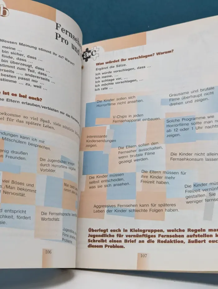 Deutsch Mosaik 7. Lehrbuch. Lesebuch. Немецкий язык