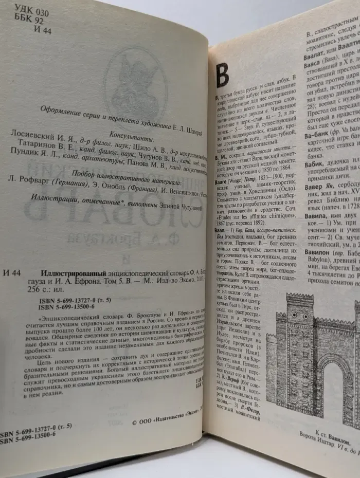Иллюстрированный энциклопедический словарь Ф. А. Брокгауза и И. А. Ефрона. В 24 томах. Том 5. В