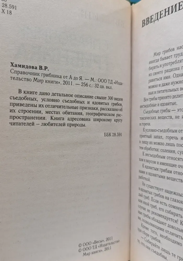 Справочник грибника от А до Я