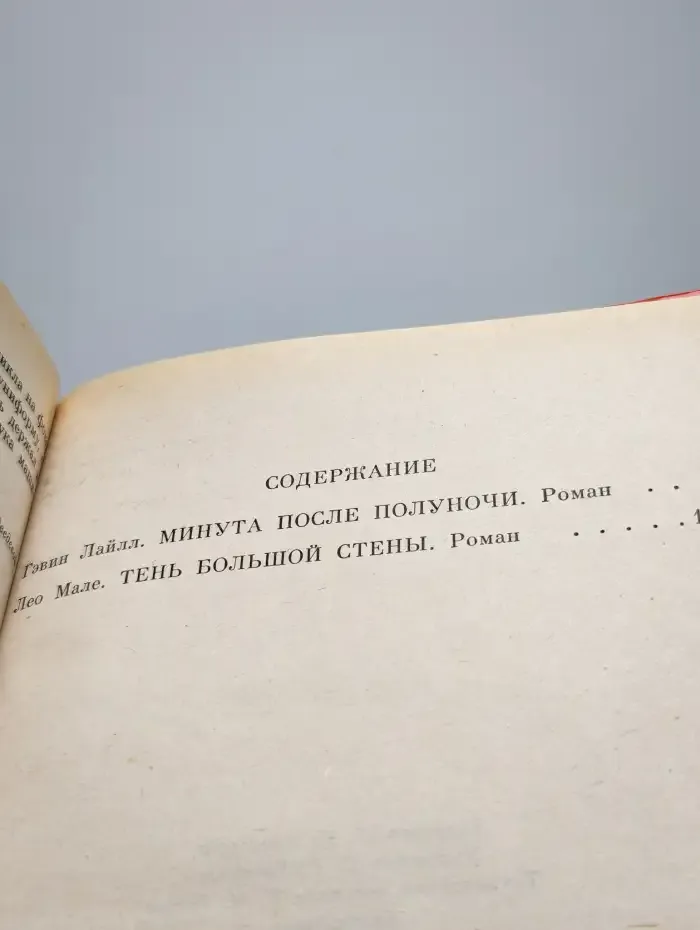 Тень большой стены