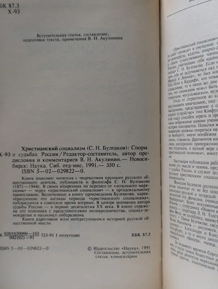 Христианский социализм. Споры о судьбах России