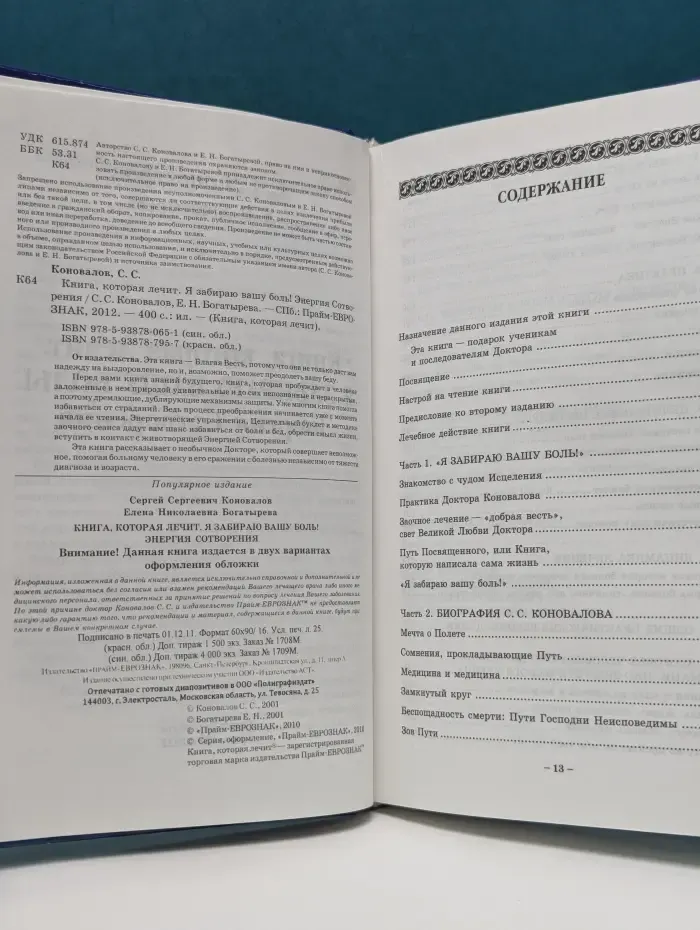 Книга, которая лечит. Я забираю вашу боль! Энергия сотворения
