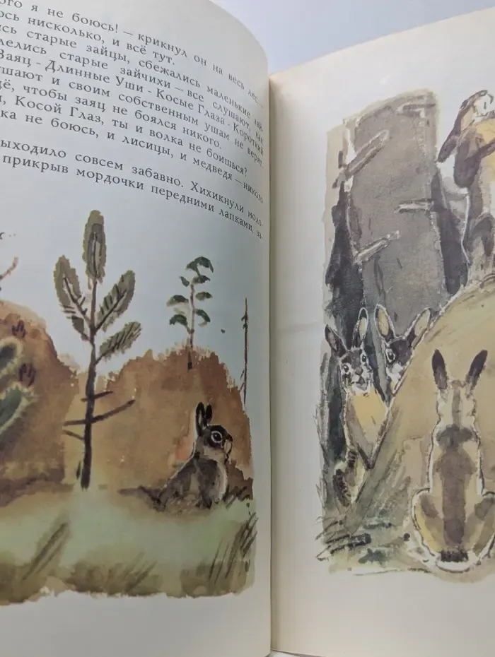 Библиотека детского сада. Сказка про храброго зайца - длинные уши, косые глаза, короткий хвост