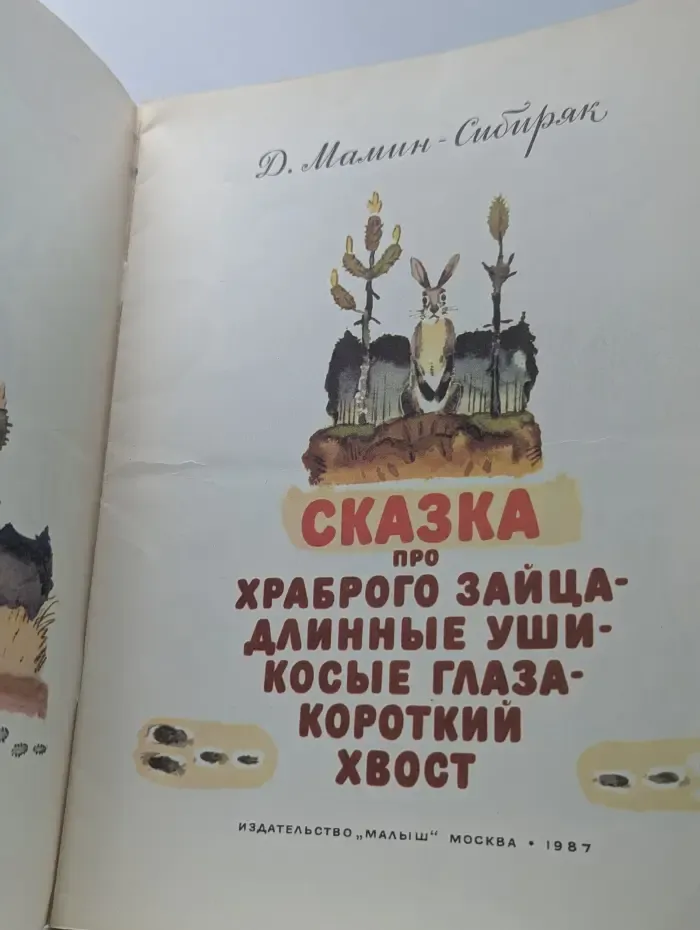 Библиотека детского сада. Сказка про храброго зайца - длинные уши, косые глаза, короткий хвост