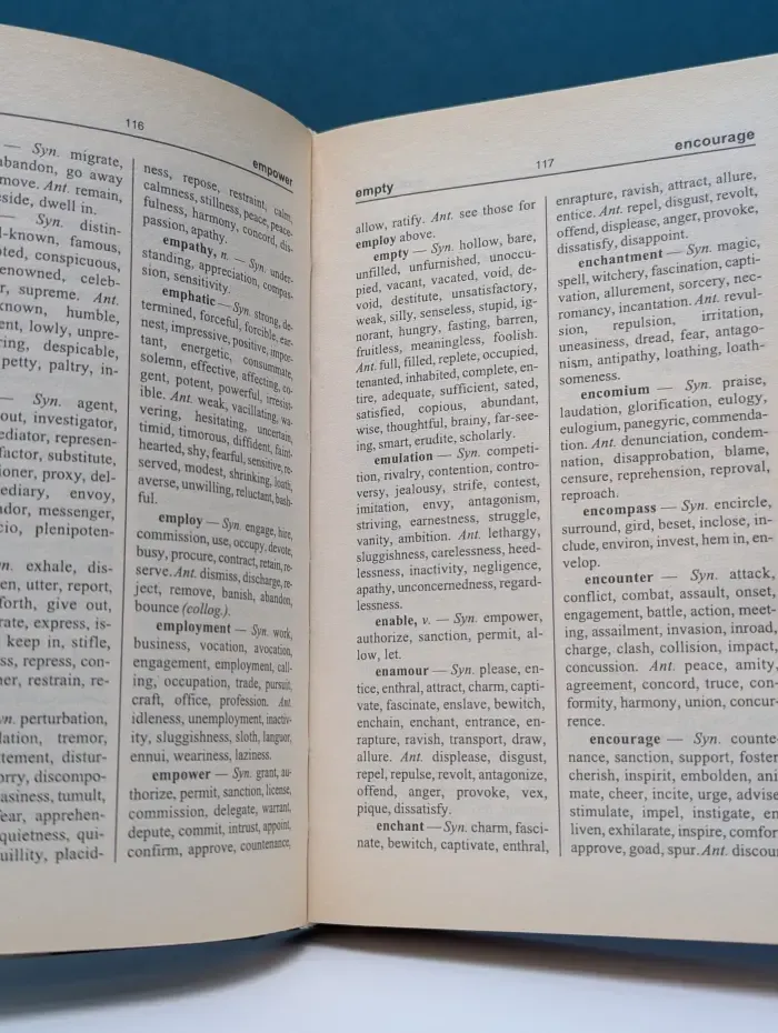 Словарь синонимов и антонимов английского языка