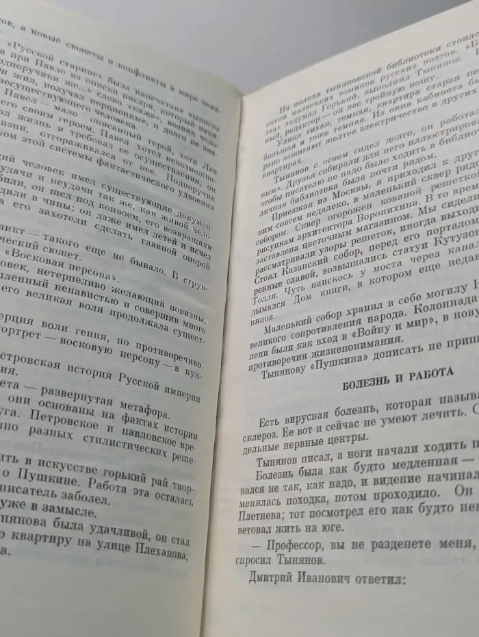 Воспоминания о Ю. Тынянове