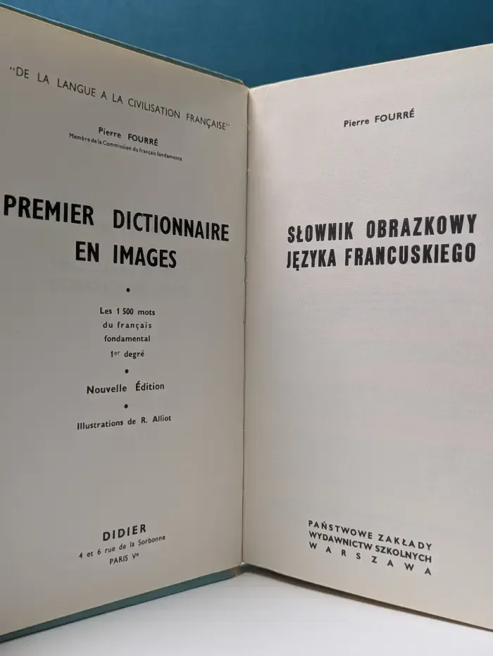 Premier dictionnaire en images. Первый словарь в картинках