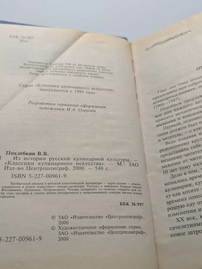 Классика кулинарного искусства. Из истории русской кулинарной культуры