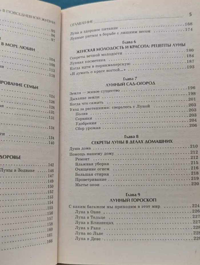 Авторские методики. Избранное. Лунный календарь в повседневной жизни