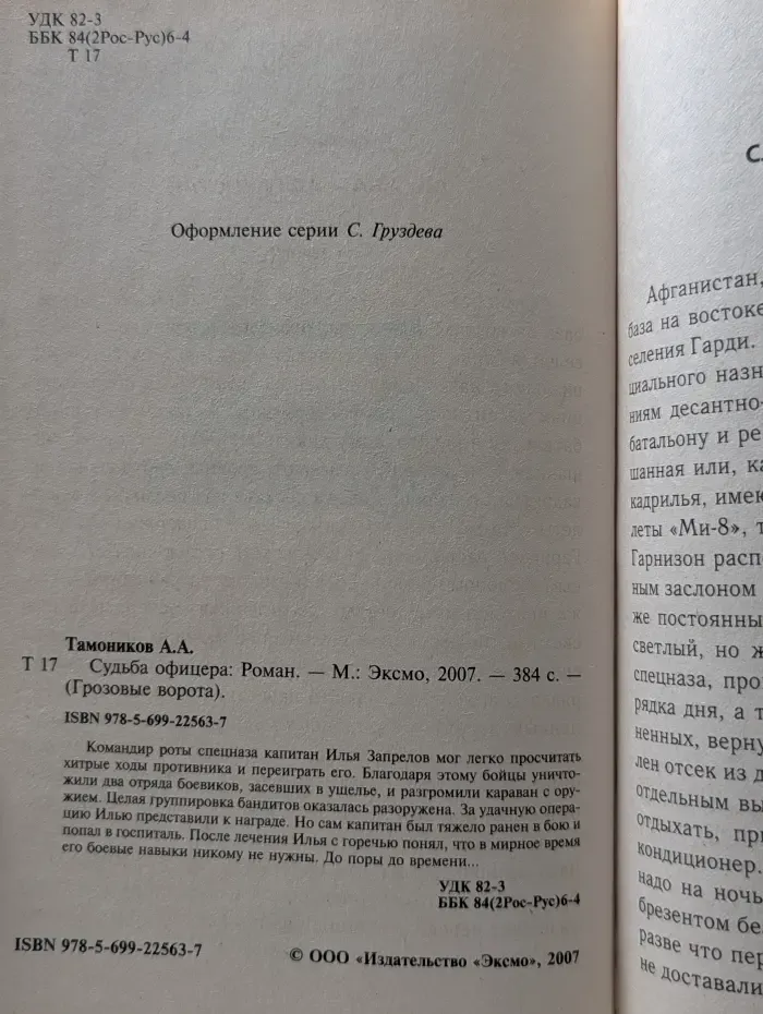 Грозовые ворота. Судьба офицера