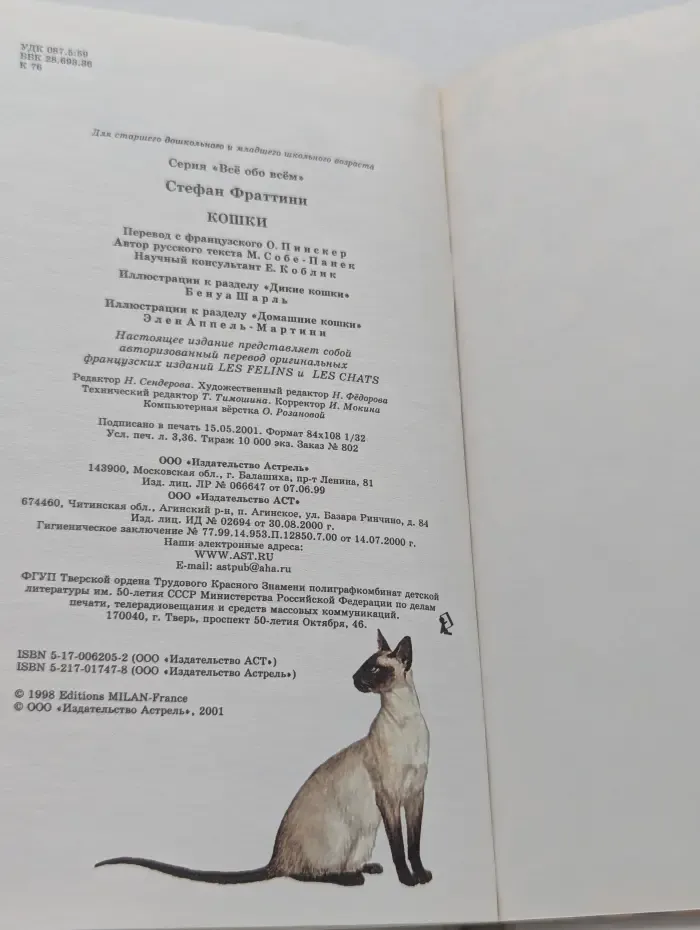 Все обо всем. Кошки