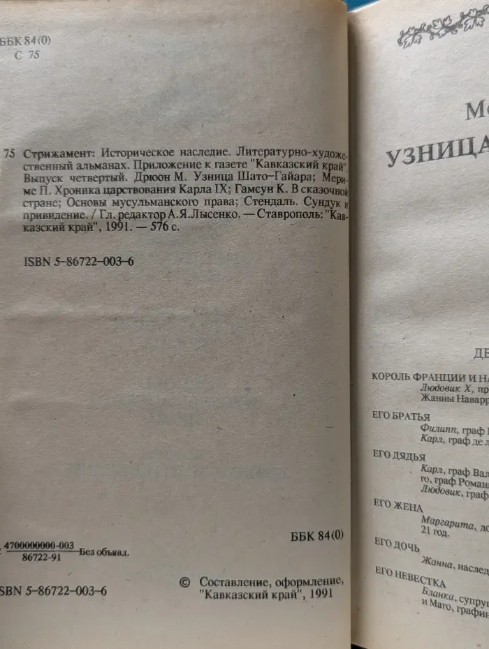 Узница Шато-Гайара. Хроника царствования Карла IX. В сказочной стране. Основы мусульманского права. Сундук и привидение