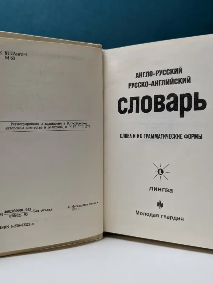 Грамматические словари. Англо-русский, русско-английский словарь с использованием грамматики