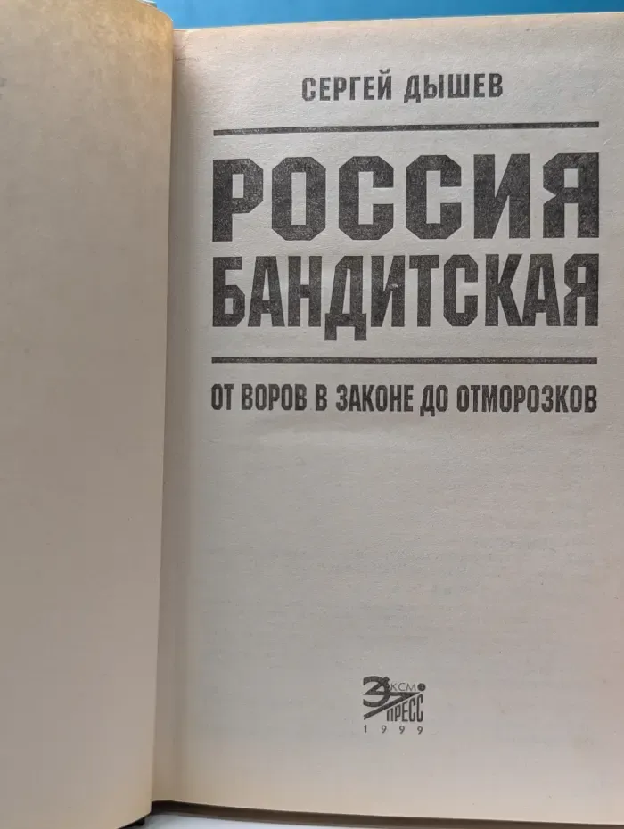 Россия бандитская. От воров в законе до отморозков