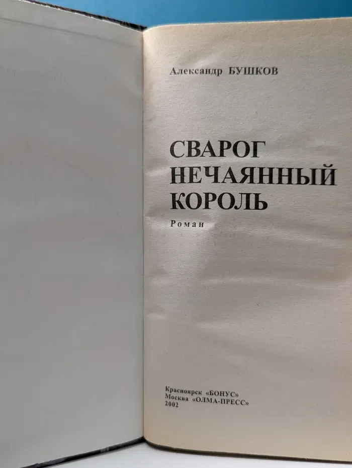 Специальный русский проект. Сварог. Нечаянный король